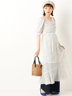 「archives（アルシーヴ）のアイテム（ハンチング/ベレー帽）」を使った、archivesさん（レディース・158cm）の春コーディネート