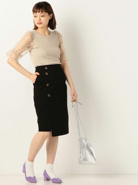 「Doux archives（ドゥアルシーヴ）のアイテム」を使った、archivesさん（レディース・164cm）の春コーディネート