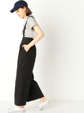「archives（アルシーヴ）のアイテム（パンツ）」を使った、archivesさん（レディース・163cm）の春コーディネート