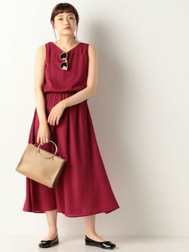 「archives（アルシーヴ）のアイテム（シューズ）」を使った、archivesさん（レディース・163cm）の夏コーディネート