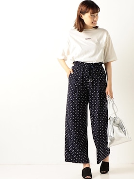 「archives（アルシーヴ）のアイテム（パンツ）」を使った、archivesさん（レディース・163cm）の夏コーディネート