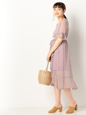 「Doux archives（ドゥアルシーヴ）のアイテム」を使った、archivesさん（レディース・158cm）の夏コーディネート