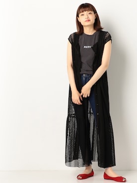 「archives（アルシーヴ）のアイテム（パンツ）」を使った、archivesさん（レディース・158cm）の夏コーディネート