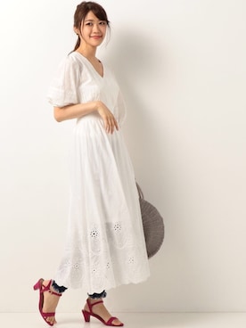 「archives（アルシーヴ）のアイテム（パンツ）」を使った、archivesさん（レディース・158cm）の夏コーディネート