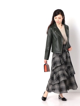 「ノースリーブニット」｜「アイテム（その他）」を使った、archivesさん（レディース・158cm）の夏コーディネート
