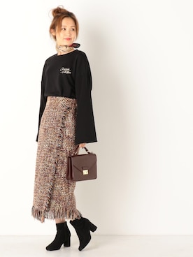 「archives（アルシーヴ）のアイテム（トップス）」を使った、archivesさん（レディース・158cm）の秋コーディネート