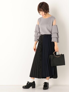 「archives（アルシーヴ）のアイテム（ブーティ）」を使った、archivesさん（レディース・158cm）の秋コーディネート