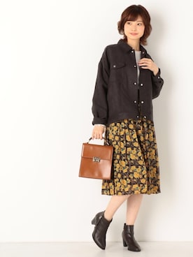 「archives（アルシーヴ）のアイテム（ジャケット/アウター）」を使った、archivesさん（レディース・158cm）の秋コーディネート
