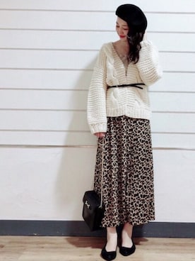 「archives（アルシーヴ）のアイテム（帽子）」を使った、archivesさん（レディース・160cm）の秋コーディネート