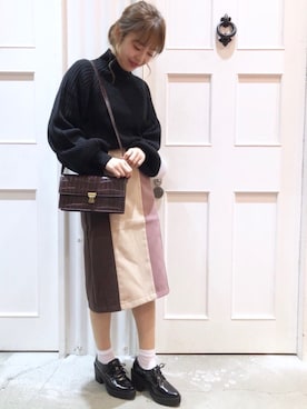 「archives（アルシーヴ）のアイテム（ブーティ）」を使った、archivesさん（レディース・158cm）の秋コーディネート