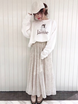 「archives（アルシーヴ）のアイテム（帽子）」を使った、archivesさん（レディース・158cm）の冬コーディネート