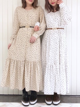 「archives（アルシーヴ）のアイテム（ブーティ）」を使った、archivesさん（レディース・158cm）の春コーディネート