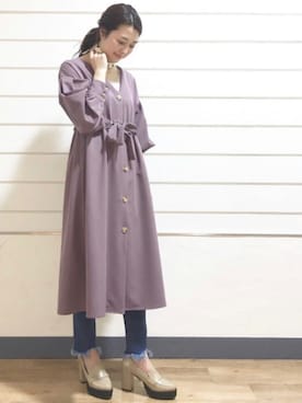 「archives（アルシーヴ）のアイテム（財布/小物）」を使った、archivesさん（レディース・160cm）の春コーディネート