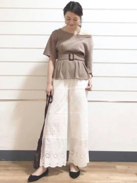 「パッチワーク」｜archivesさん（レディース・160cm）の春コーディネート