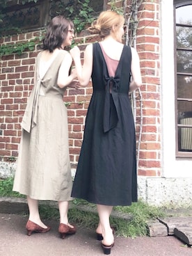 「archives e'pice（アルシーヴエピス）のアイテム（ワンピース/ドレス）」を使った、archivesさん（レディース・158cm）の夏コーディネート