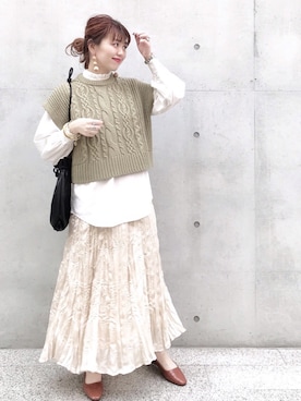 archivesさん（レディース・158cm）の冬コーディネート