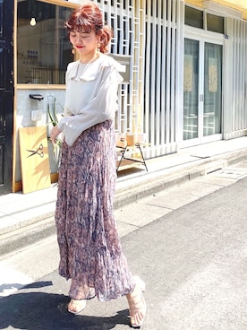 「透け感」｜archivesさん（レディース・157cm）の夏コーディネート