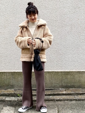 「archives（アルシーヴ）のアイテム（その他アウター）」を使った、archivesさん（レディース・151cm）の秋コーディネート