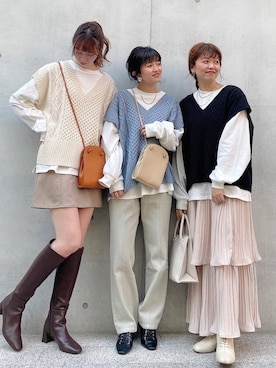 archivesさん（レディース・158cm）の冬コーディネート