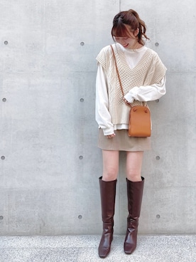 archivesさん（レディース・166cm）の冬コーディネート