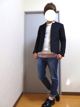 「Dr. Martens（ドクターマーチン）のDr.Martens (ドクターマーチン)/1461 3EYE GIBSON SHOES（その他シューズ）」を使った、Mr.Aさん（メンズ・172cm）の冬コーディネート