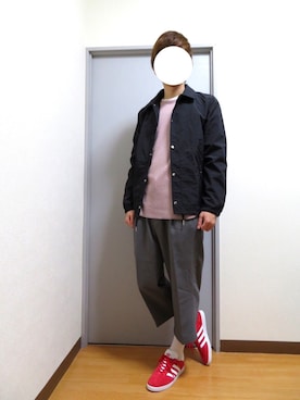 「バレンタインデートスタイル」｜「アイテム（ナイロンジャケット）」を使った、Mr.Aさん（メンズ・172cm）の冬コーディネート