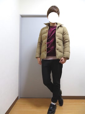 「SHIPS（シップス）のアイテム（ダウンジャケット/コート）」を使った、Mr.Aさん（メンズ・172cm）の冬コーディネート
