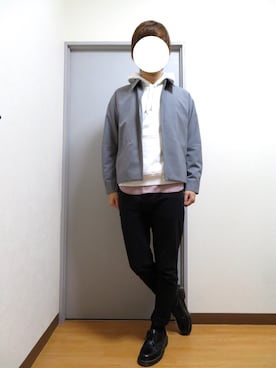 「Dr. Martens（ドクターマーチン）のDr.Martens (ドクターマーチン)/1461 3EYE GIBSON SHOES（その他シューズ）」を使った、Mr.Aさん（メンズ・172cm）の冬コーディネート