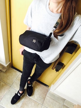 「Helinox（ヘリノックス）のアイテム」を使った、yUkArIさん（レディース・165cm）の春コーディネート