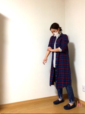 「スプリングSENSEOFPLACE」｜「アイテム（ワンピース/ドレス）」を使った、hichin3さん（レディース・161cm）の春コーディネート