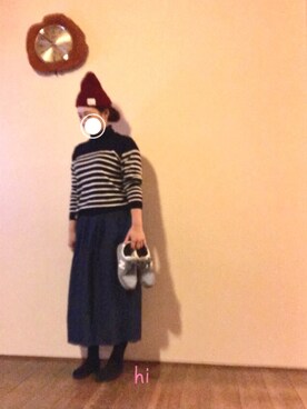 hichin3さん（レディース・161cm）の冬コーディネート