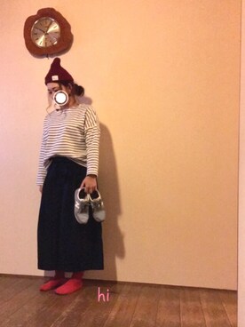 hichin3さん（レディース・161cm）の冬コーディネート