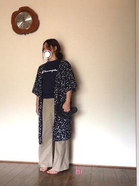 「Betula（ベチュラ）のアイテム」を使った、hichin3さん（レディース・161cm）の夏コーディネート