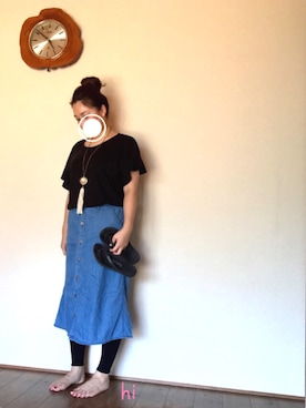 「Betula（ベチュラ）のアイテム」を使った、hichin3さん（レディース・161cm）の夏コーディネート