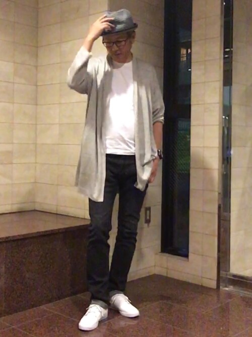 Hiro ユニクロのニット セーター カーディガン を使ったコーディネート Wear