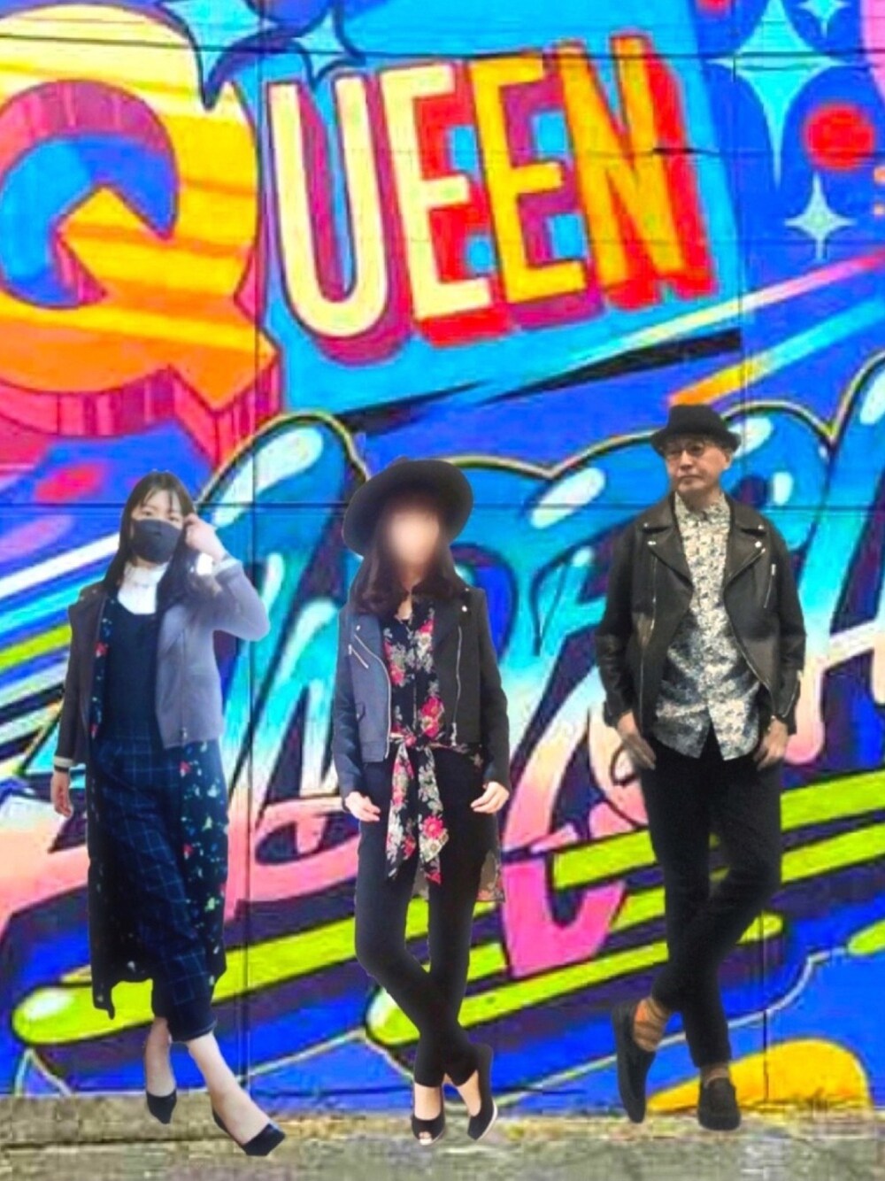 ブラック系のライダースジャケット、その他のデニムパンツ、その他のシャツ/ブラウスを着用したメンズの春コーディネートの1枚目の写真