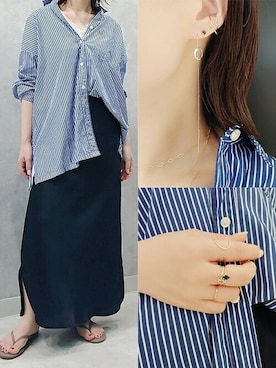 「cui-cui（キュイキュイ）のアイテム（アクセサリー）」を使った、cui-cuiさん（レディース・160cm）の夏コーディネート