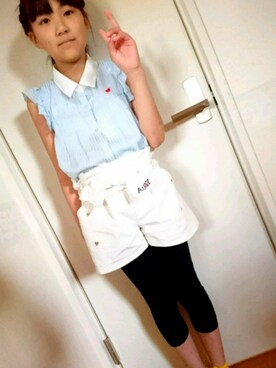 「アイテム（パンツ）」を使った、noaさん（キッズ・136cm・10代）の夏コーディネート