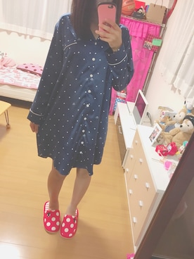 「おやすみコーデ」｜「アイテム（その他）」を使った、haruchobiさん（レディース・165cm）の秋コーディネート