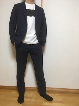 「COMME CA ISM（コムサイズム）のアイテム（フォーマルスーツ/小物）」を使った、こてらさん（メンズ・177cm）の夏コーディネート