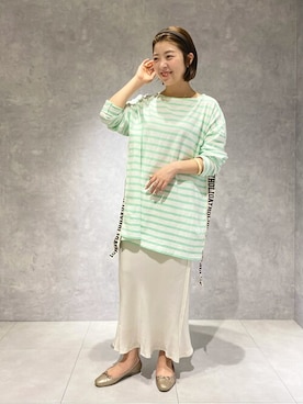 「TEMPERATE（テンパレイト）のアイテム」を使った、naoさん（レディース・164cm）の夏コーディネート