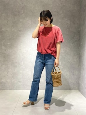 「Laugoa（ラウゴア）のアイテム」を使った、naoさん（レディース・164cm）の夏コーディネート