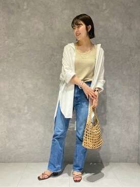 「旅行」｜naoさん（レディース・164cm）の夏コーディネート