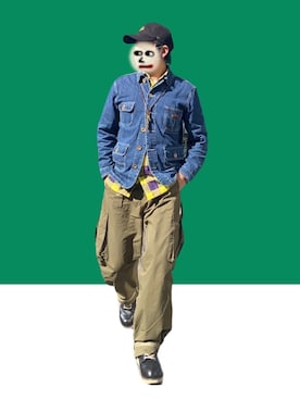 「PULL&BEAR（プルアンドベア）のアイテム（トップス）」を使った、S.L さん（メンズ・168cm）の冬コーディネート