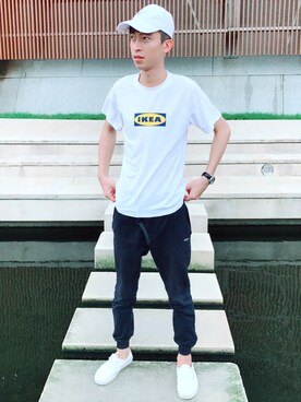 「SQUAD（スクアッド）のアイテム」を使った、Chang  fonさん（メンズ・180cm）の冬コーディネート