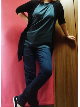 「yohaku（ヨハク）のアイテム」を使った、ayoumu(まる)さん（レディース・170cm）の夏コーディネート