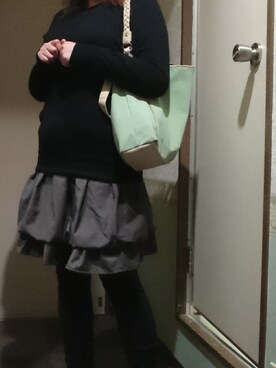 ayoumu(まる)さん（レディース・170cm）の冬コーディネート