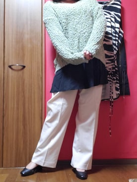 「髪染めた」｜ayoumu(まる)さん（レディース・170cm）の春コーディネート