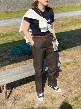 「アイテム（財布/小物）」を使った、ブンさん（レディース・166cm・20代）の春コーディネート
