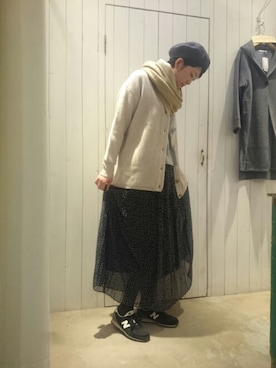 「doux bleu （ドゥーブルー）のアイテム」を使った、douxbleu吉祥寺店さん（レディース・170cm）の冬コーディネート